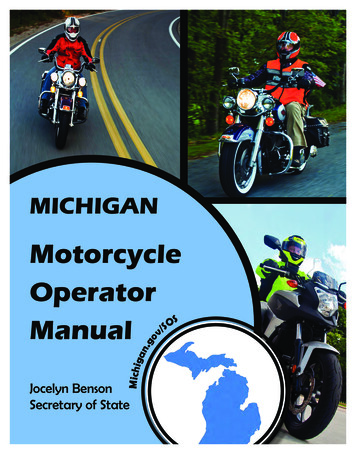 Michigan Motorcycle Operator Manual (SOS-116)