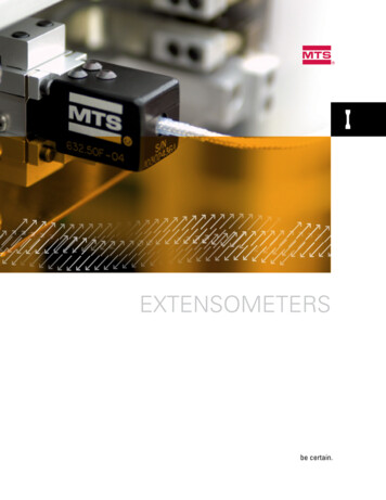 EXTENSOMETERS - MTS
