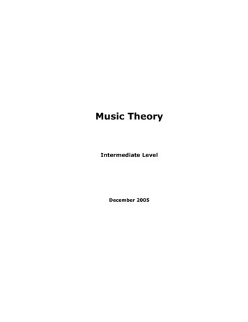 Music Theory - Intermediate