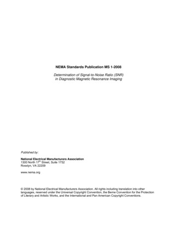 NEMA Standards Publication MS 6-1991