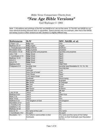 New Age Bible Versions - Riplinger - Gay Christian 101