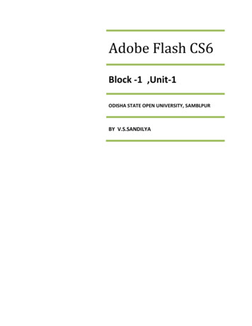 Adobe Flash CS6 - Osou.ac.in