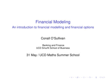 Financial Modeling - An Introduction To Financial .