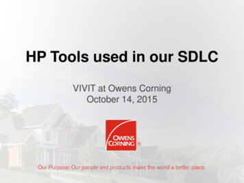 HP Tools In OC SDLC Final