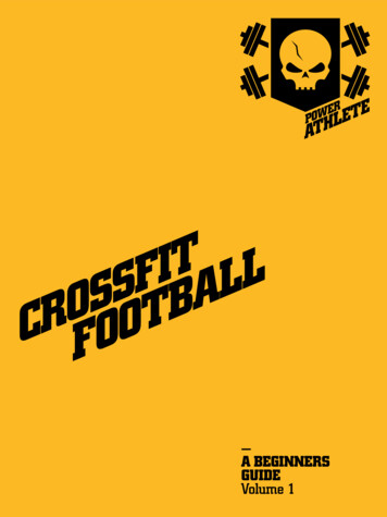 CROSSFIT FOOTBALL - A Beginners Guide - Volume 1