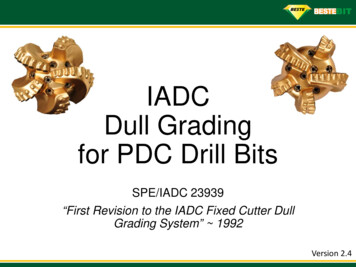 IADC Dull Grading For PDC Drill Bits - BESTEBIT