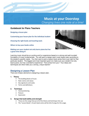 Guidebook For Piano Teachers