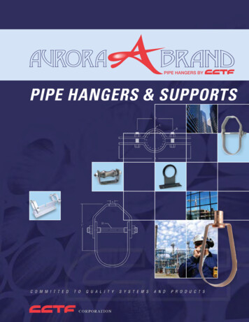 PIPE HANGERS & SUPPORTS - GARTH INDUSTRIAL