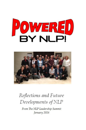 Reflections And Future Developments Of NLP