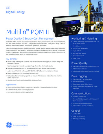 Multilin PQM II - GE Grid Solutions