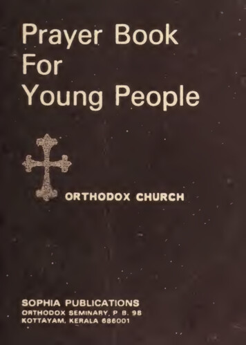 Prayer Book For Young People - Archive 