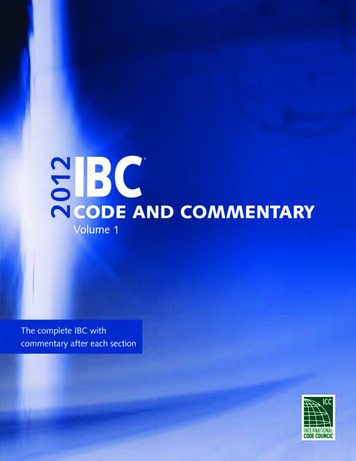 This Is A Preview Of ICC IBC-Vol1-2012 Co. Click Here To .