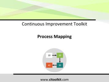 Process Mapping - Continuous Improvement Toolkit