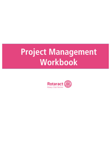 Project Management Workbook - Rocky Mountain Rotaract