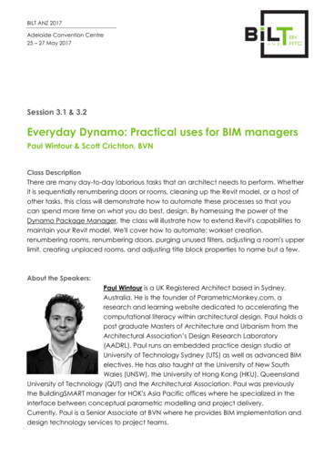 Everyday Dynamo: Practical Uses For BIM Managers