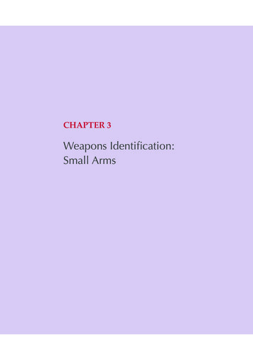 Weapons Identification: Small Arms