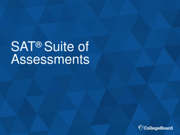 SAT Suite Of Assessments - WordPress 