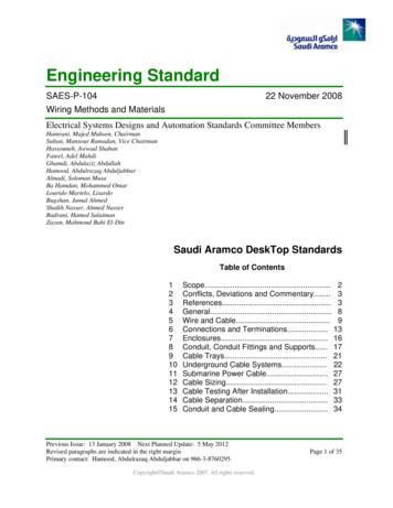 Saudi Aramco Engineering Standard - Kishore Karuppaswamy
