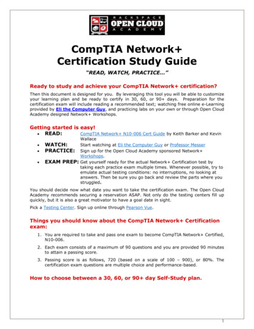 CompTIA Network Certification Study Guide