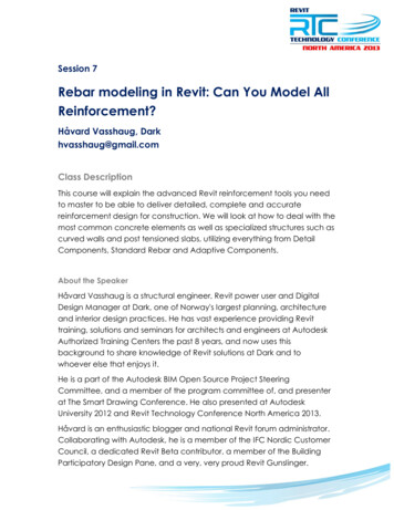 Rebar Modeling In Revit: Can You Model All Reinforcement?
