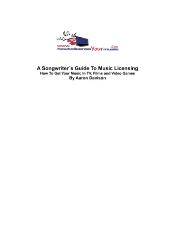 A Songwriter S Guide To Music Licensing