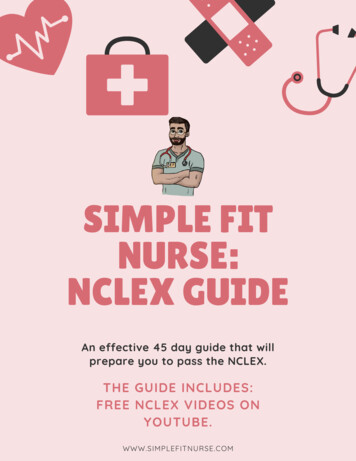 SIMPLE FIT NURSE: NCLEX GUIDE