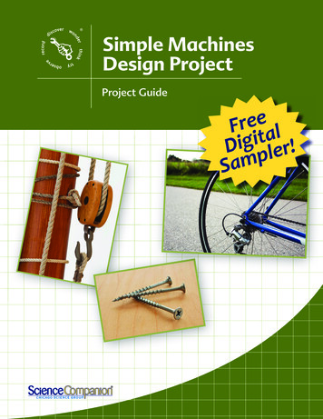 Simple Machines Design Project Sample - Science Companion