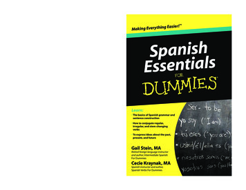 Spanish Essentials For Dummies - WordPress 