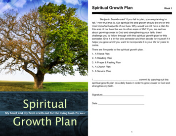 Spiritual Growth Plan Booklet-Digital View
