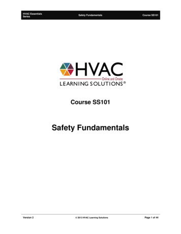 SS101 Safety Fundamentals Final V2 - LennoxPROs 