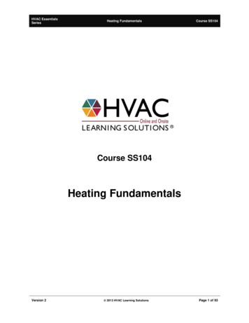 SS104 Heating Fundamentals V2 - Hvacls 