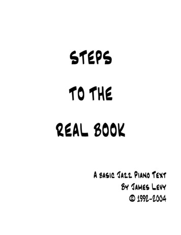 STEPS TO THE REAL BOOK - JamesLevyMusic 