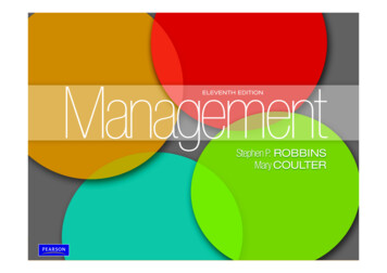 Management , Eleventh Edition, Global Edition By Stephen P .