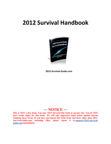 2012 Survival Handbook - 3rdK