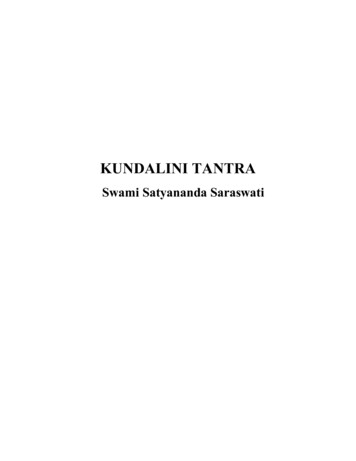 Introduction To Kundalini And Tantra - Sri Yoga Ashram