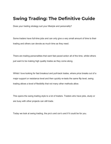 Swing Trading: The Definitive Guide