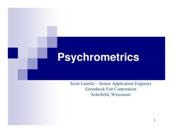 Psychrometrics - ASHRAE Preso.ppt