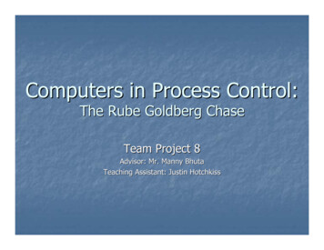 Computers In Process Control - Drew University