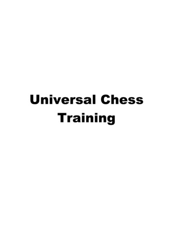 Universal Chess Training - Thinkers Publishing