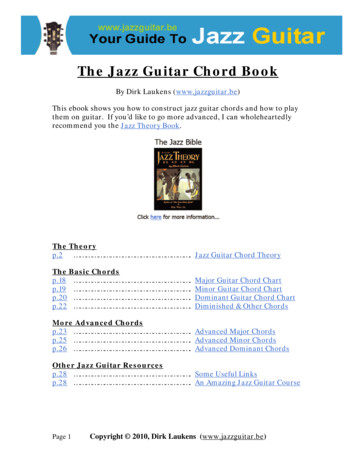 The Jazz Guitar Chord Book