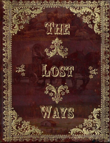 The Lost Ways 3rd Ed - Archive