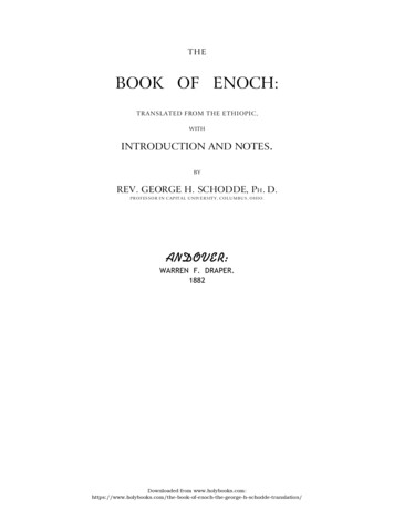 BOOK OF ENOCH - Books, Sacred, Spiritual Texts .