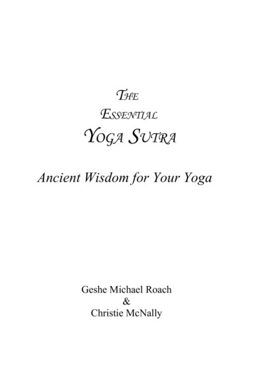 T ESSENTIAL YOGA SUTRA - Holybooks 