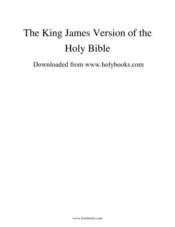 The King James Holy Bible - Holybooks 