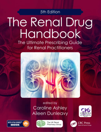 The Renal Drug Handbook -5th Edition - Medicina Interna