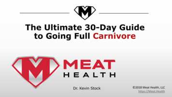 The Ultimate 30-Day Guide To Going Full Carnivore And .