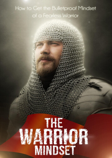 The Warrior Mindset - TNA Consulting