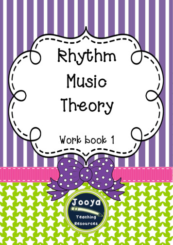 Rhythm Music Theory - Weebly