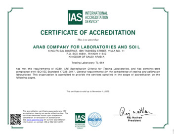 ARAB COMPANY FOR LABORATORIES AND SOIL