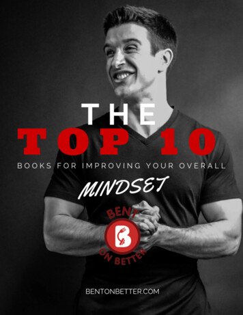 Top 10 Books For Mindset - Bent On Better